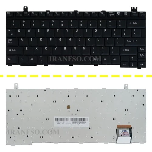 کیبرد لپ تاپ توشیبا Satellite P200 مشکی