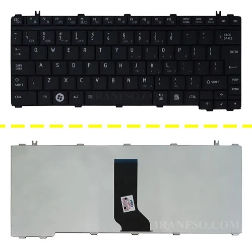 کیبرد لپ تاپ توشیبا Satellite Pro U400-U500 مشکی