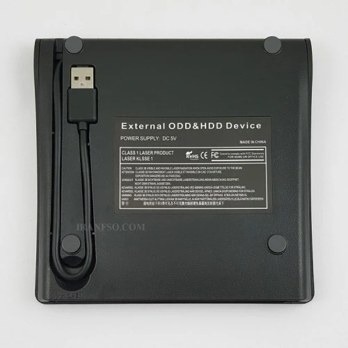 باکس دی وی دی اکسترنال لپ تاپ Pop-Up Mobile Sata Superslim 9.5mm-USB2