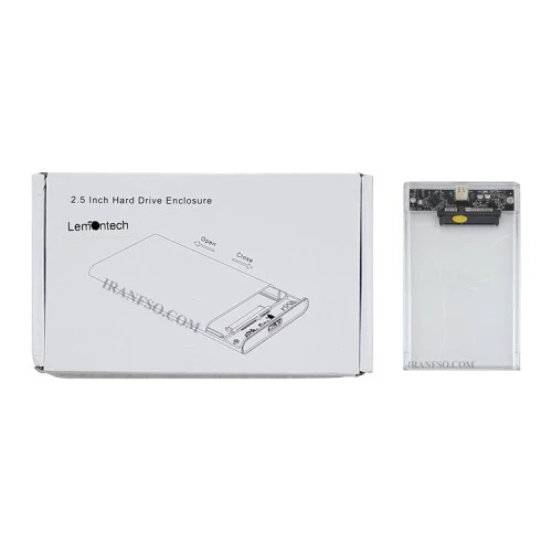 باکس هارد لپ تاپ Lemontech Sata 2.5Inch Type C سفید