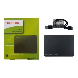 باکس هارد لپ تاپ توشیبا Canvio Basics Sata 2.5Inch USB3 مشکی