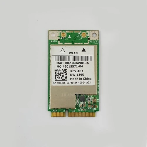 برد وای فای لپ تاپ WLAN Broadcom Mini PCI DW1395 Express مستطیلی