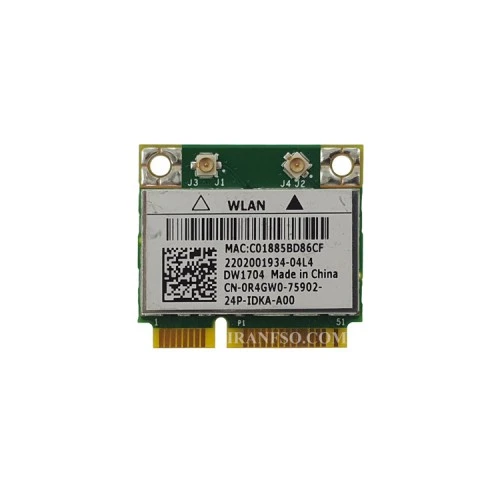 برد وای فای لپ تاپ WLAN Broadcom Mini PCI-E DW1704 Wifi Combo