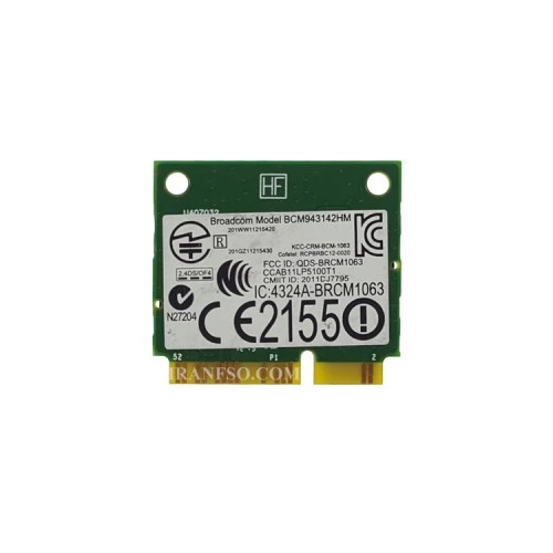 برد وای فای لپ تاپ WLAN Broadcom Mini PCI-E DW1704 Wifi Combo