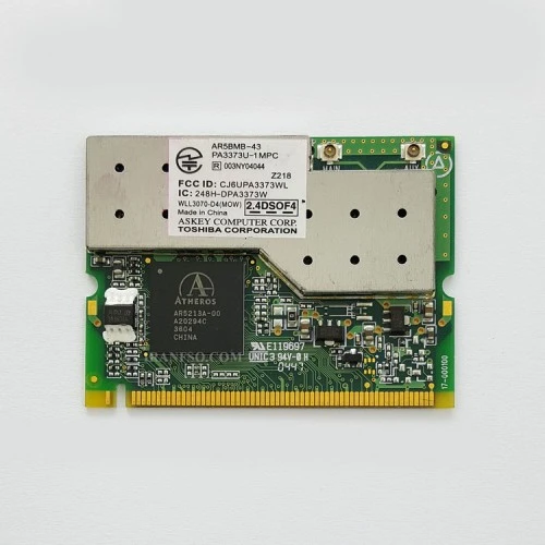 برد وای فای لپ تاپ WLAN Atheros Toshiba Mini PCI AR5BMB-43 PA-3373U
