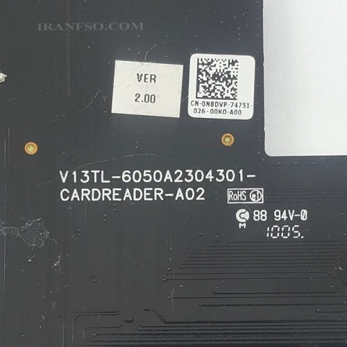 برد رم ریدر لپ تاپ دل Vostro V13-6050A2304301