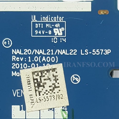 برد رم ریدر لپ تاپ دل Latitude E6510_LS-5573P