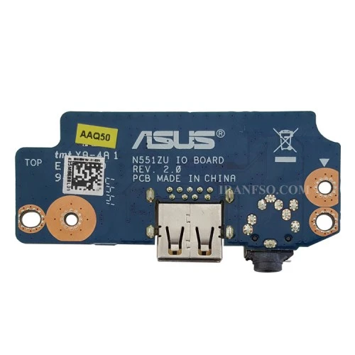 برد یو اس بی و هدفون لپ تاپ ایسوس N551ZU