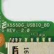 برد یو اس بی و هدفون و رم ریدر لپ تاپ ایسوس X555DG Rev 2.0