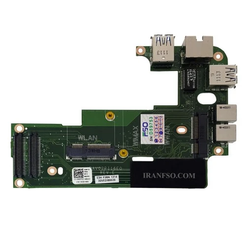 برد یو اس بی و هدفون و لن لپ تاپ دل Inspiron 14R N4110_DAV02PI16E0 Rev.E
