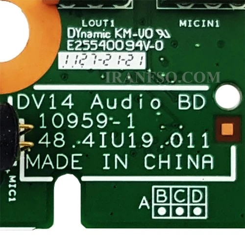 برد هدفون لپ تاپ دل Inspiron N4050_48-4IU19-011