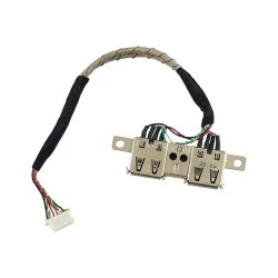 جک یو اس بی لپ تاپ USB2 برای توشیبا Satellite L505_6017B0196601 باکابل