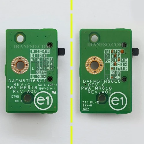 برد و سوئیچ وای فای لپ تاپ دل Inspiron 1520 Vostro 1500 DAFM5TH66C0