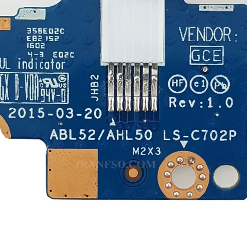 برد کلیک تاچ پد لپ تاپ اچ پی Pavilion 15-AC_250-G4_LS-C702P