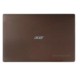قاب پشت ال سی دی لپ تاپ ایسر Aspire 5750-5755 قهوه ای-طرح دار ریفر خط و خش دار