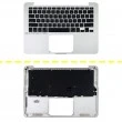 کیبرد لپ تاپ اپل MacBook Pro A1502 مشکی-اینترکوچک-با قاب C سفید خط و خش دار