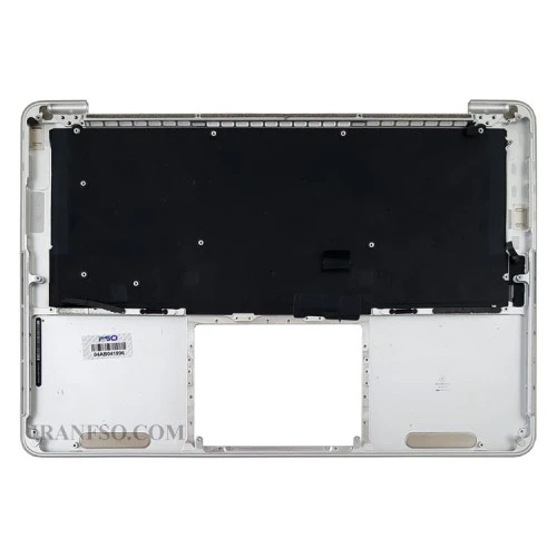 کیبرد لپ تاپ اپل MacBook Pro A1502 مشکی-اینترکوچک-با قاب C سفید خط و خش دار