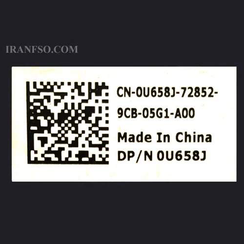 پنل بالا کیبرد لپ تاپ دل Vostro 1510-1520_0U658J مشکی-دست دوم
