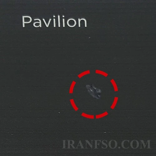 قاب کنار کیبرد لپ تاپ اچ پی Pavilion 15-P نوک مدادی-اینتربزرگ خط و خش دار