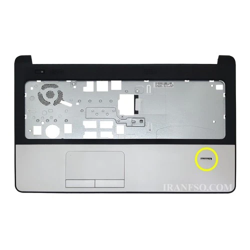 قاب کنار کیبرد لپ تاپ اچ پی ProBook 355-G1_355_G2 مشکی-نقره ای به همرا تاچ پد و فینگر پرینت