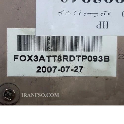 درب رم لپ تاپ اچ پی Pavilion TX1000-TX2000_FOX3ATT8RDTP093B مشکی-دست دوم