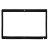 قاب جلو ال سی دی لپ تاپ لنوو IdeaPad G580-G585 مشکی فلزی-خط و خش دار