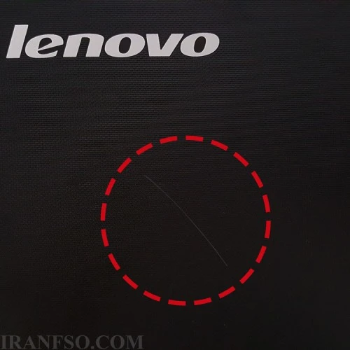 قاب پشت ال سی دی لپ تاپ لنوو IdeaPad G500-G505-G510 مشکی خط و خش دار