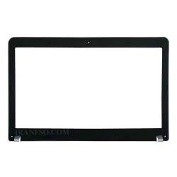 قاب جلو ال سی دی لپ تاپ لنوو Thinkpad Edge E531-E540 مشکی-نقره ای غیرتاچ چهار پیچ-ال ای دی نازک