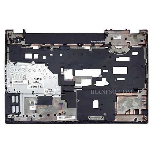قاب کنار کیبرد لپ تاپ لنوو Thinkpad L560-L570 مشکی-بدون فینگر پرینت خط و خش دار