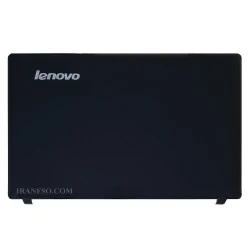 قاب پشت ال سی دی لپ تاپ لنوو IdeaPad G580-G585 مشکی-فلزی براق خط و خش دار