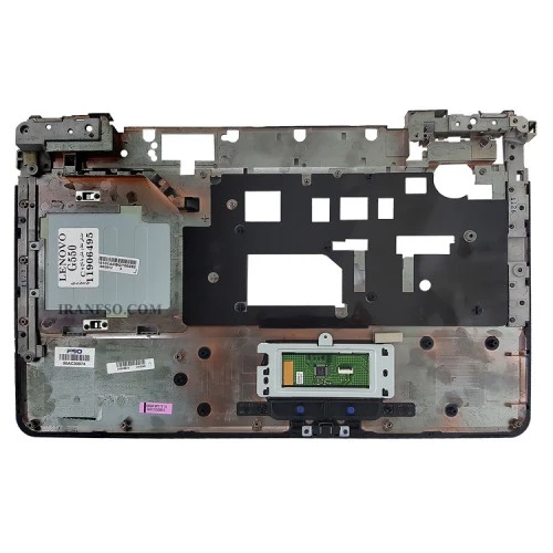 قاب کنار کیبرد لپ تاپ لنوو Ideapad G550 مشکی به همراه تاچ پد-خط و خش دار