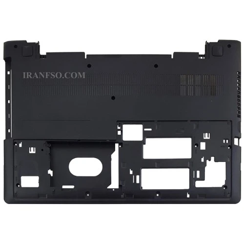 قاب کف لپ تاپ لنوو Ideapad 300-15 مشکی بدون کاور سوکت Lan