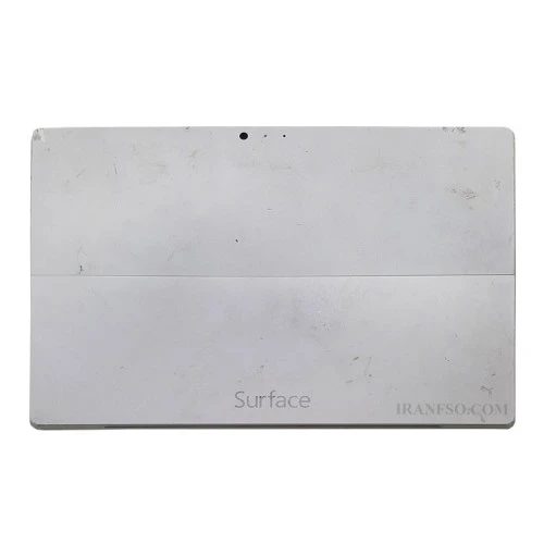 قاب پشت ال سی دی لپ تاپ مایکروسافت Surface Pro3 نقره ای خط و خش دار