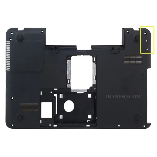 قاب کف لپ تاپ توشیبا Satellite C850-L850 مشکی-سه پیچ