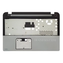 قاب کنار کیبرد لپ تاپ توشیبا Satellite L55-A_S50D-A_S55D مشکی-نقره ای