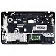 قاب کنار کیبرد لپ تاپ توشیبا Satellite C850-L850 مشکی-قرمز به همراه تاچ پد خط و خش دار
