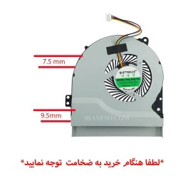 فن لپ تاپ ایسوس X550C-K552-X450_7mm غیر اصل