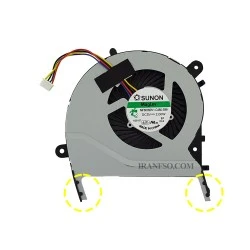 فن لپ تاپ ایسوس X554-X555-K555 غیر اورجینال-پایه شکسته