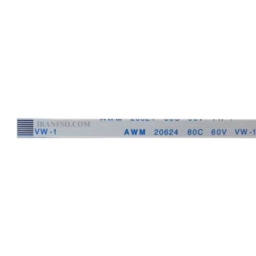 فلت ریبون لپ تاپ 8 پین 25 سانتی متر ریز 0.5x8xAx25_8Pin