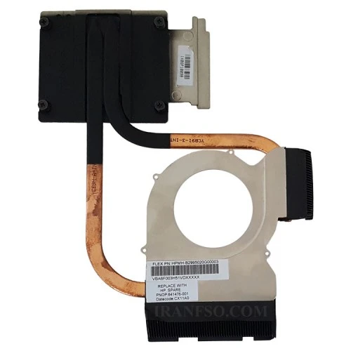 هیت سینک لپ تاپ اچ پی Pavilion DV6-6000 Intel بدون گرافیک