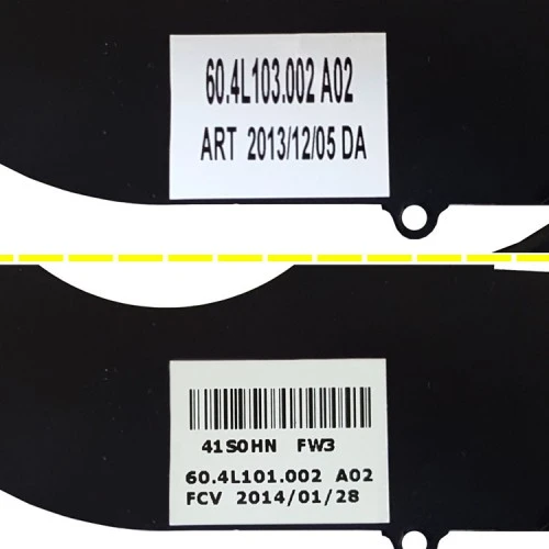 هیت سینک لپ تاپ لنوو Ideapad S410P-S510P_60-4L101-002_60-4L103-002 گرافیک دار