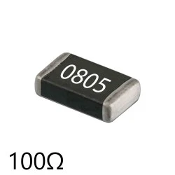 مقاومت 100 اهم سایز 0805 پک 10 عددی