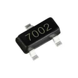 آی سی لپ تاپ Mosfet SMD 2N7002 N60V115mA SOT-23_3Pin 12W پک 5 عددی