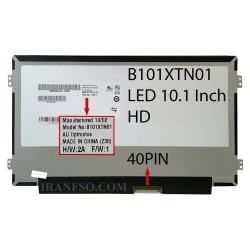 ال ای دی لپ تاپ 10.1 AUO B101XTN01 نازک 40 پین