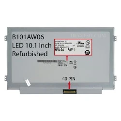 ال ای دی لپ تاپ 10.1 AUO B101AW06_Grade A نازک براق 40 پین L-R