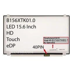 ال ای دی لپ تاپ 15.6 AUO B156XTK01.0-Touch نازک 40 پین EDP