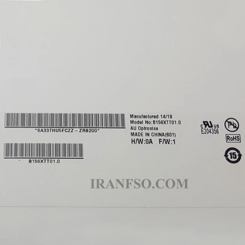 ال ای دی لپ تاپ 15.6 AUO B156XTT01.0_Touch نازک 40 پین LVDS به همراه Glass