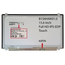 ال ای دی لپ تاپ 15.6 AUO B156HAK01.0 Touch نازک 40 پین Full HD-IPS-EDP