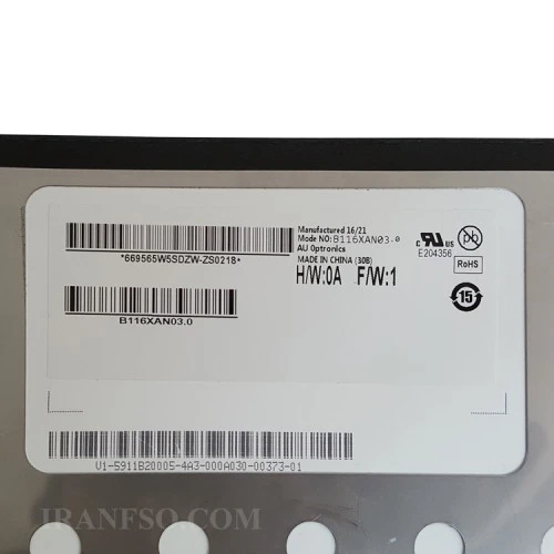 ال ای دی تبلت 11.6 AUO B116XAN03.0 HD-IPS 40Pin L-R برای اچ پی EliteBook 810-G1