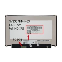 ال ای دی لپ تاپ 13.3 BOE NV133FHM-N63 نازک مات 30 پین Full HD-IPS